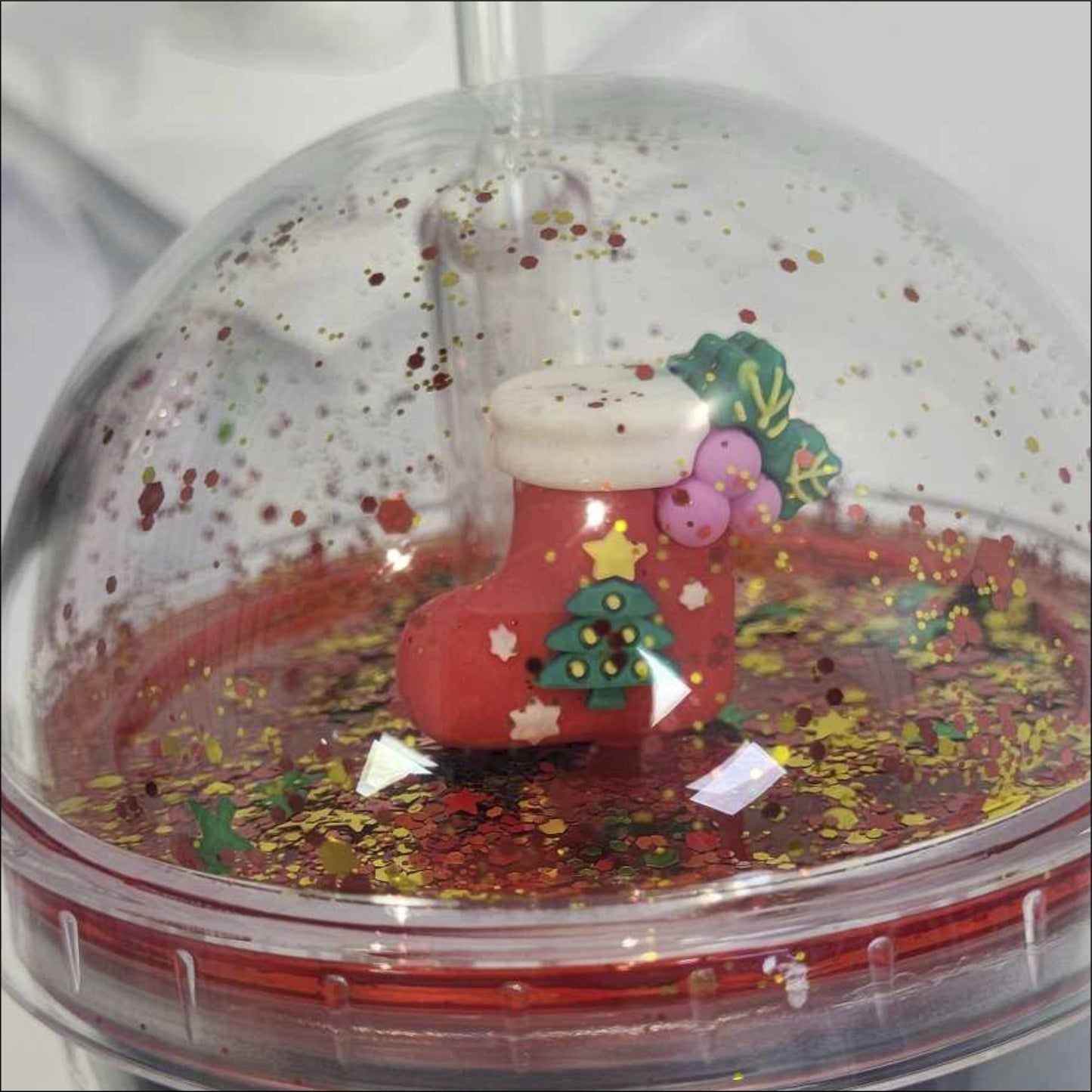 Christmas Dome Stocking Cup DW image 2