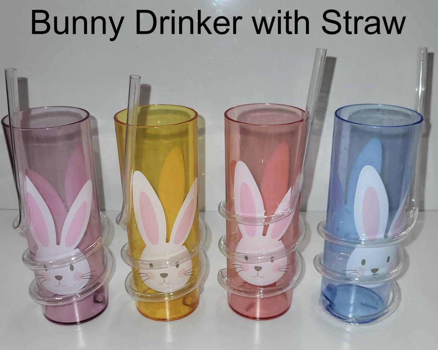 Bunny Drinker with Straw image 0