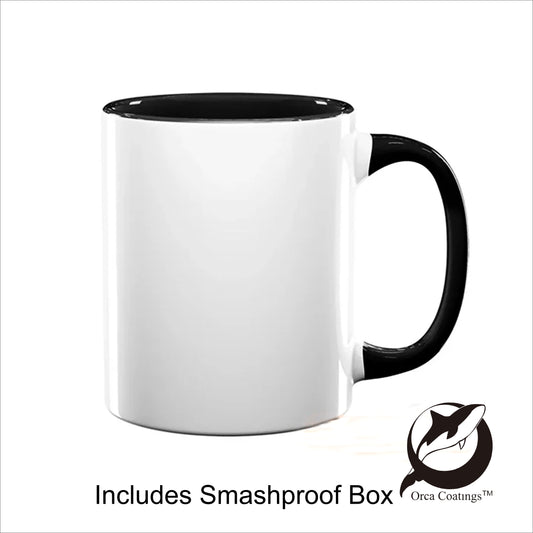 Sublimation Black Inner 11oz Mugs image 0