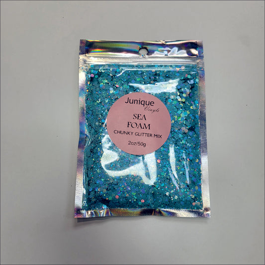 Sea Foam - Pastel Chunky Glitter Mix image 1