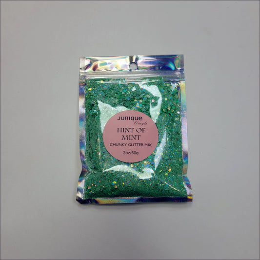 Hint of Mint - Pastel Chunky Glitter Mix image 1