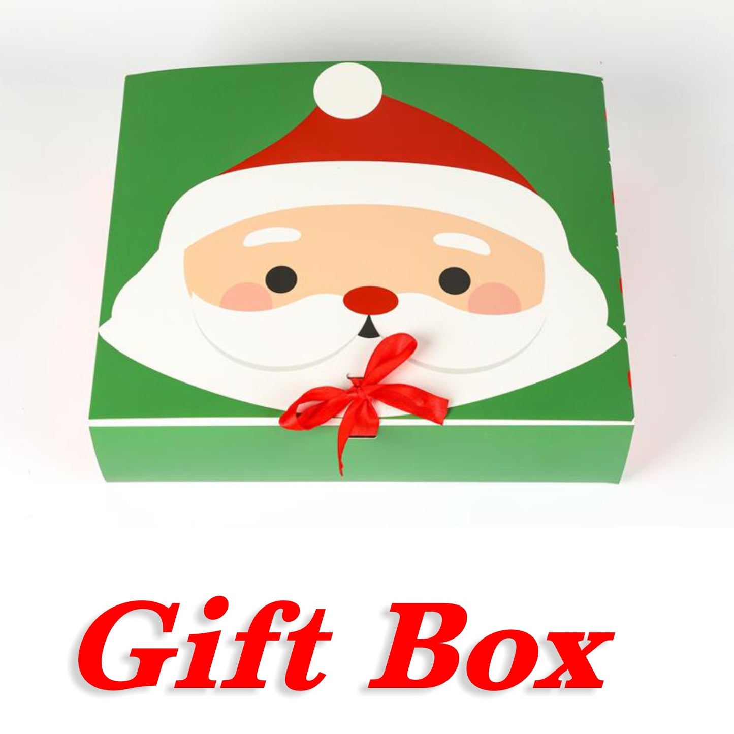 Santa Green Cute Gift Box image 0