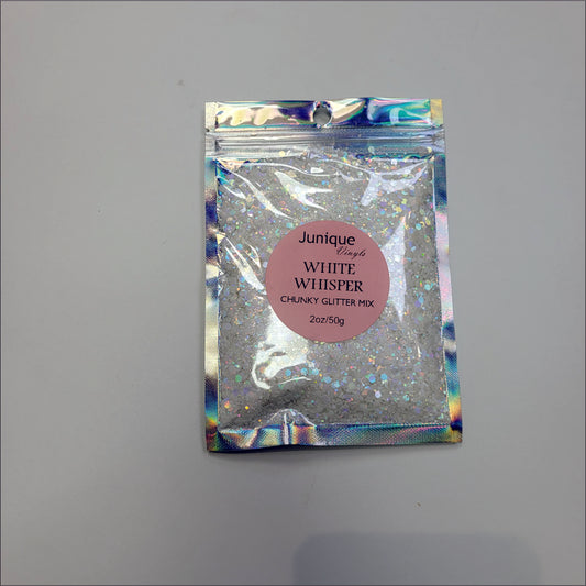 White Whisper - Pastel Chunky Glitter Mix image 1