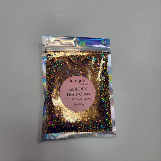 Golden Hourglass - Holo Chunky Glitter Mix image 1