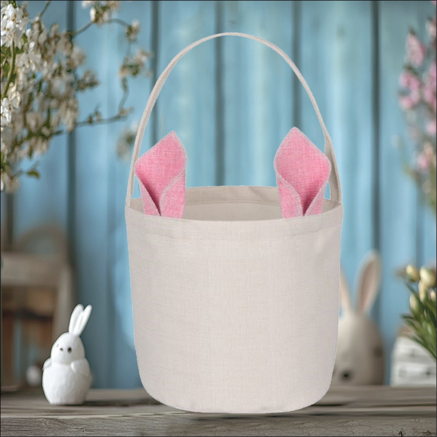 Easter Bag Bunny Ears Pink