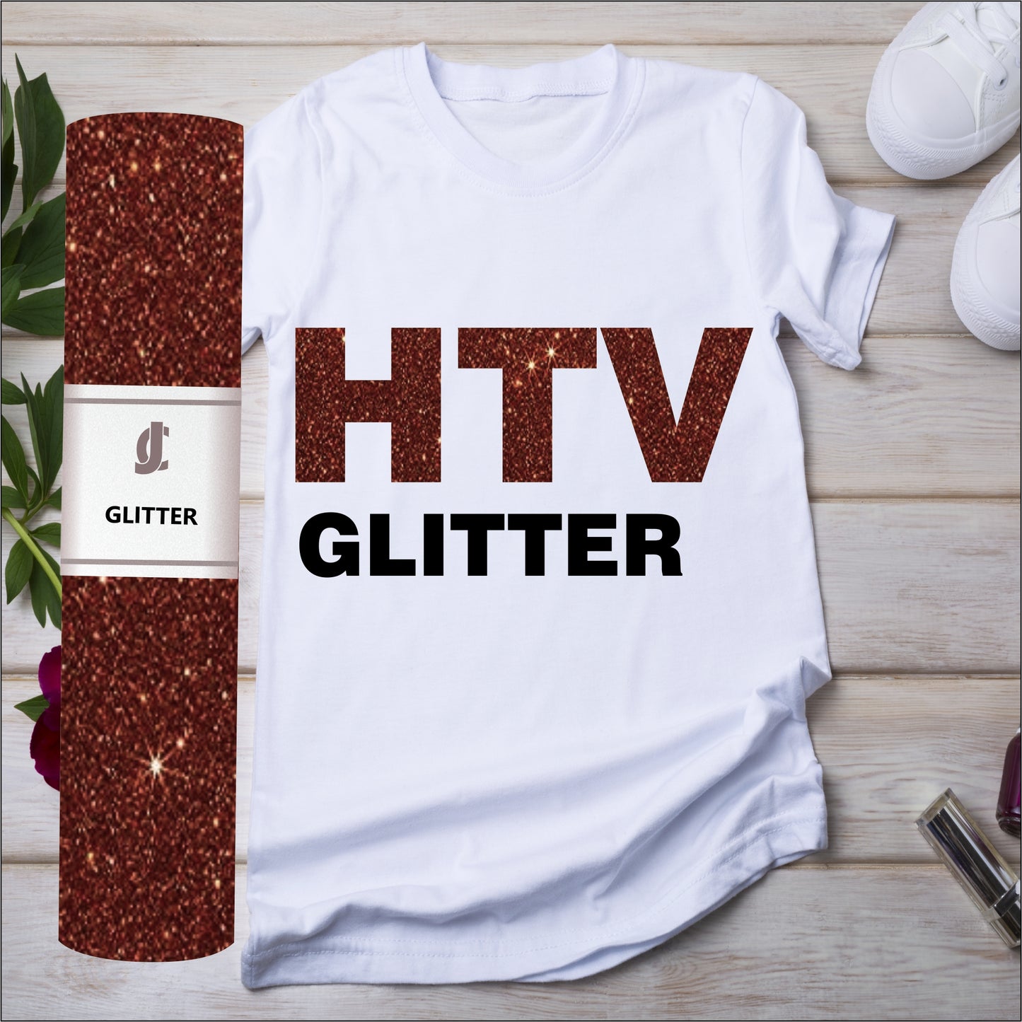 Glitter HTV Bronze