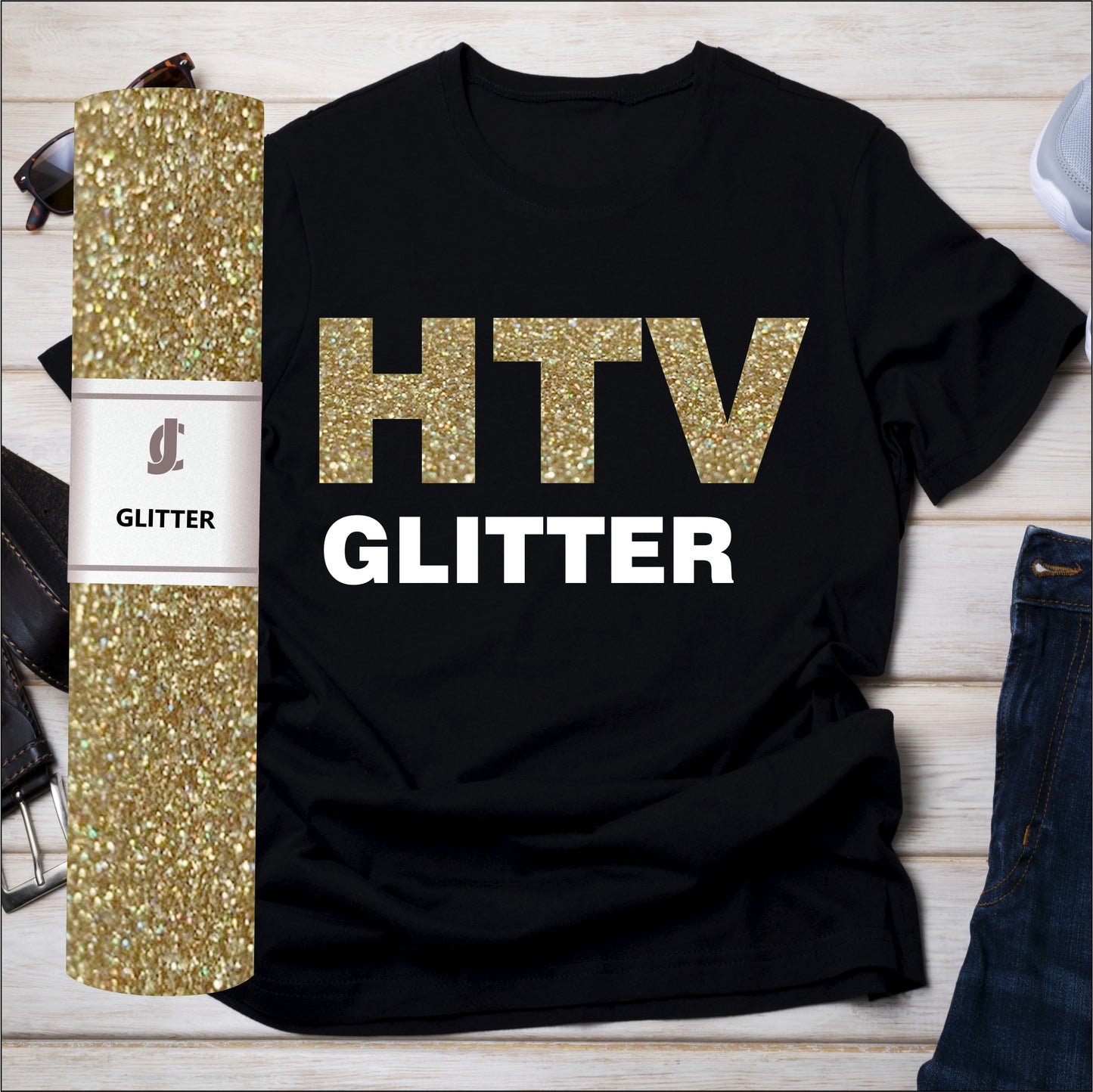 Glitter HTV Champagne