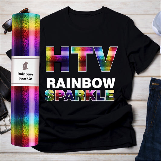 Rainbow Sparkle - Holographic HTV