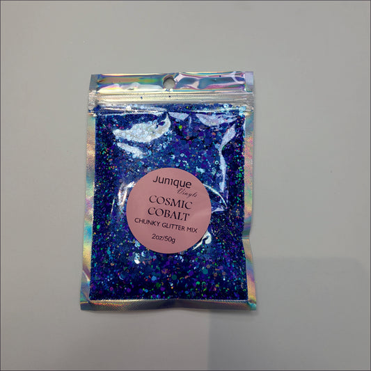 Cosmic Cobalt - Holo Chunky Glitter Mix image 1