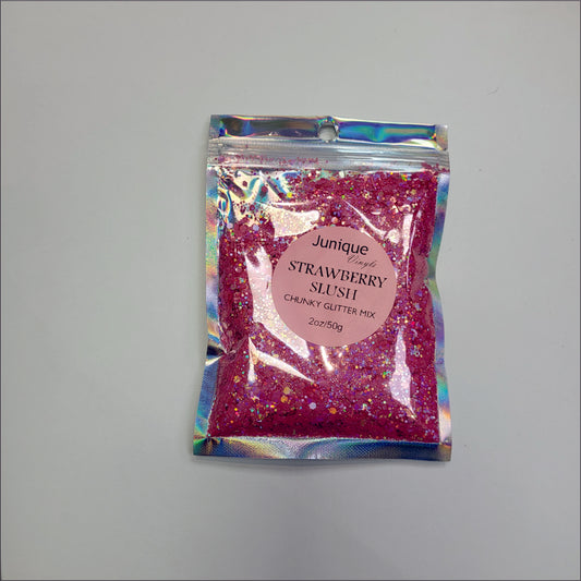 Strawberry Slush - Pastel Chunky Glitter Mix image 1