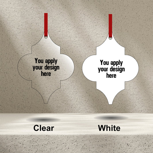 Acrylic Arabesque shape