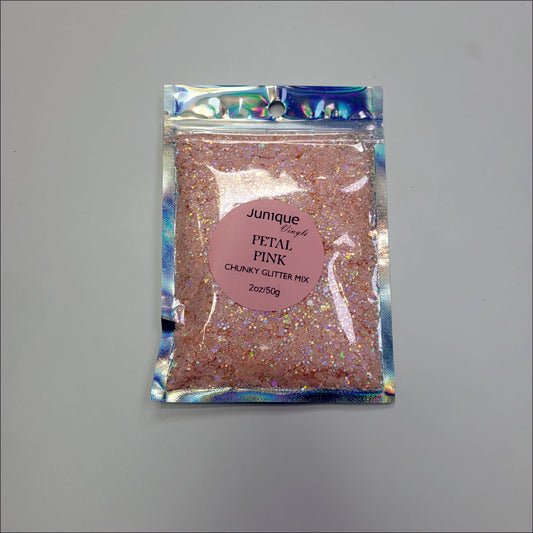 Petal Pink - Pastel Chunky Glitter Mix image 1