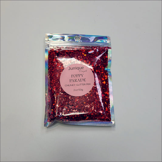 Poppy Parade - Holo Chunky Glitter Mix image 1
