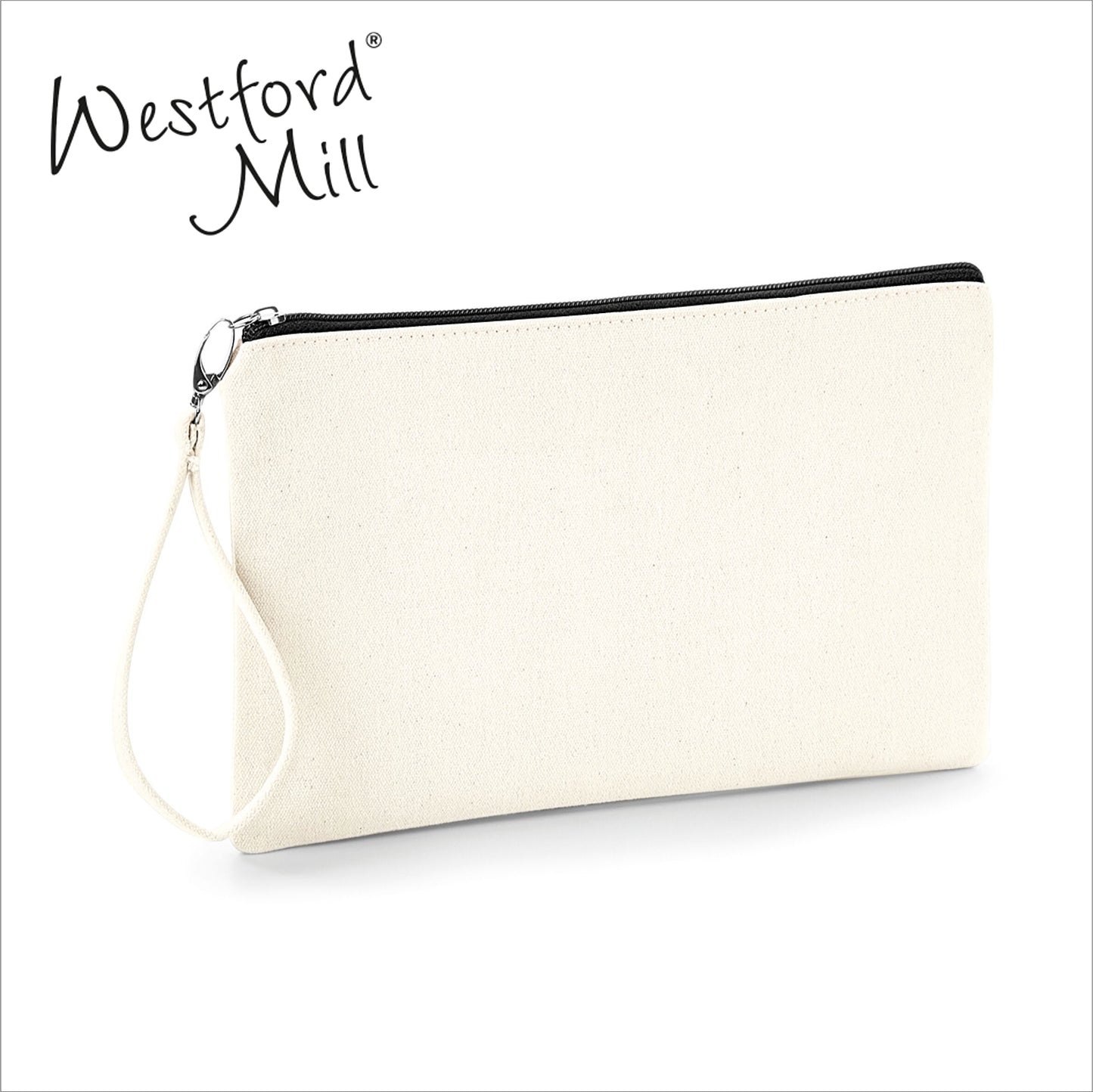 Westford Mill Canvas Wristlet Black/Natural image 0
