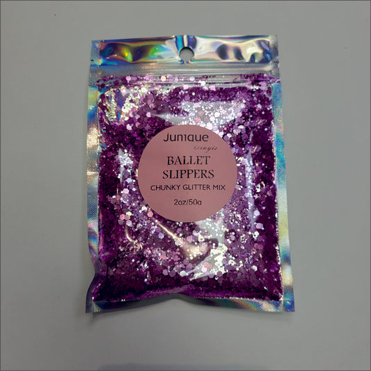 Ballet Slippers - Colour Shift Chunky Glitter Mix image 1
