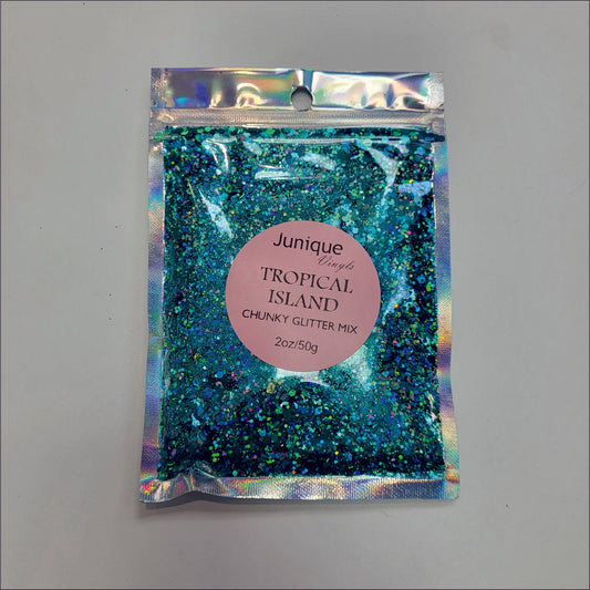 Tropical Island - Holo Chunky Glitter Mix image 1