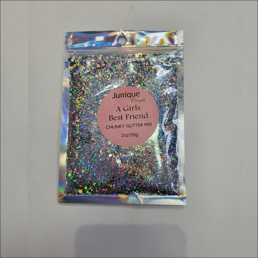 A Girls best friend - Holo Chunky Glitter Mix image 1