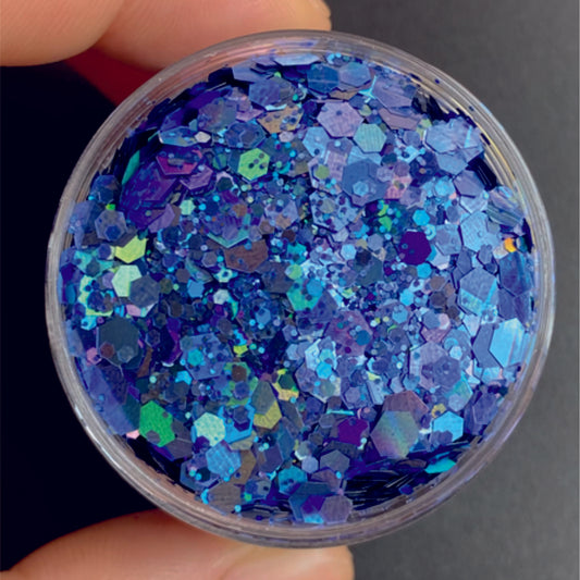 Cosmic Cobalt - Holo Chunky Glitter Mix image 0