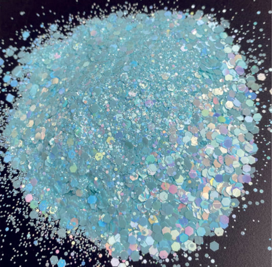 Sea Foam - Pastel Chunky Glitter Mix image 0