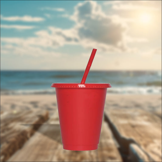 Red 16oz Cold Cups