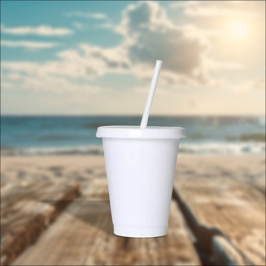 White 16oz Cold Cups