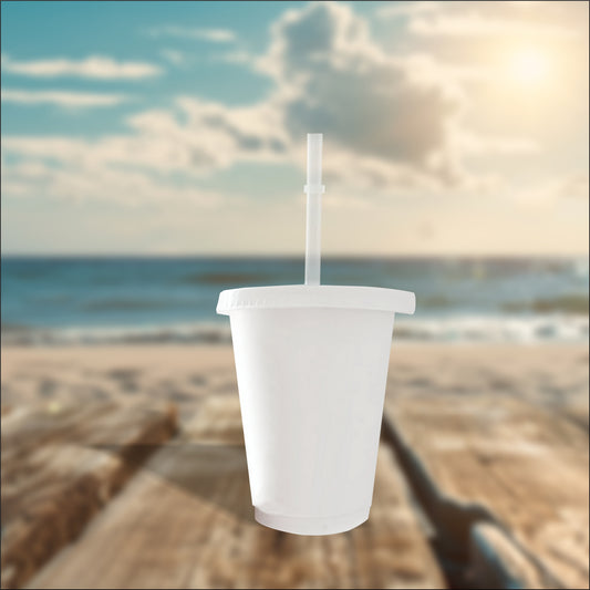 White 16oz Cold Cups