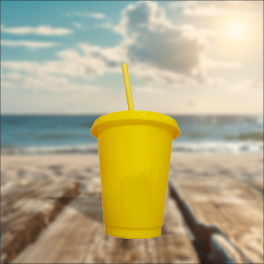 Yellow 16oz Cold Cup