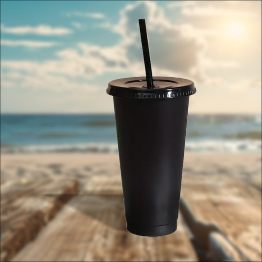 Black 24oz Cold Cups