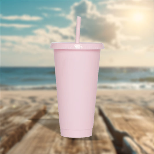 Baby Pink 24oz Cold Cups