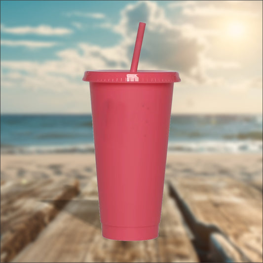 Coral 24oz Cold Cups