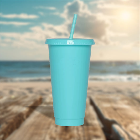 Minty-Blue 24oz Cold Cups