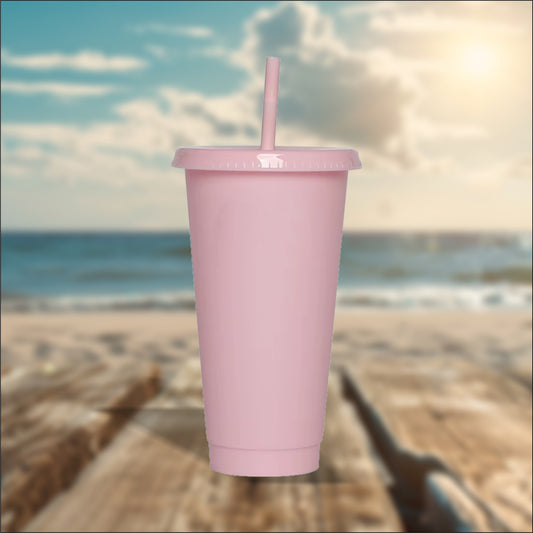 Pink 24oz Cold Cups