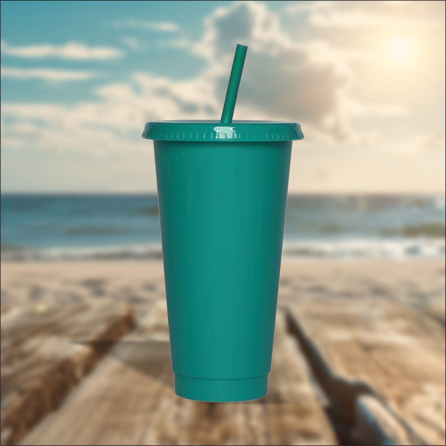 Sea Green 24oz Cold Cups
