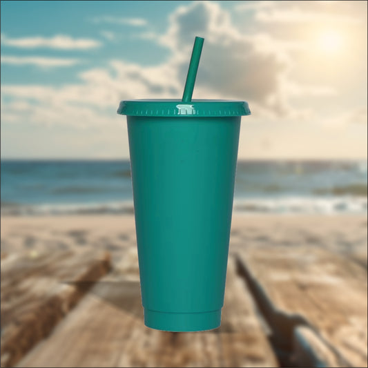 Sea Green 24oz Cold Cups