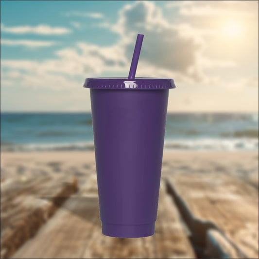 Violet 24oz Cold Cups