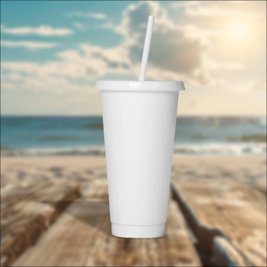 White 24oz Cold Cups