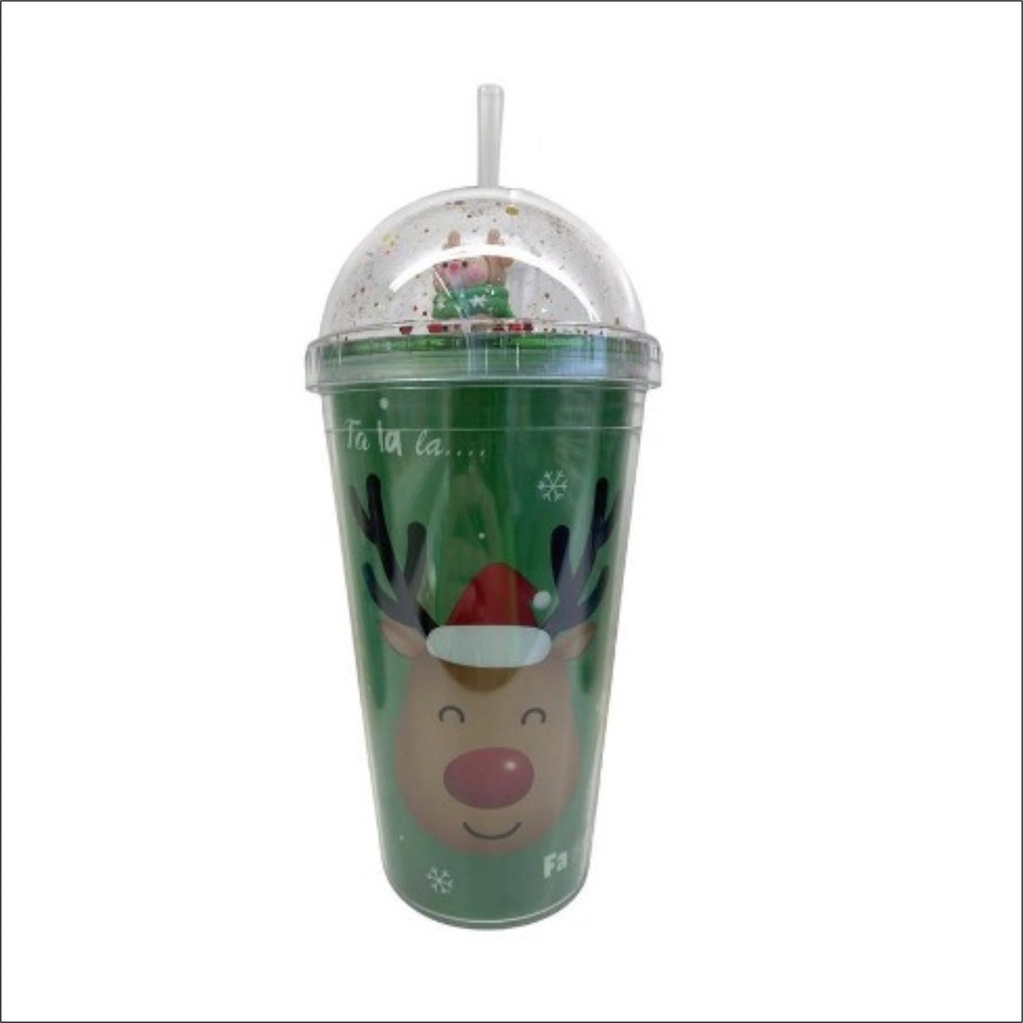 Christmas Dome Reindeer Cup DW image 0