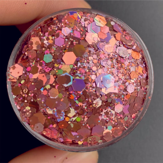 Pink Champagne - Holo Chunky Glitter Mix image 0