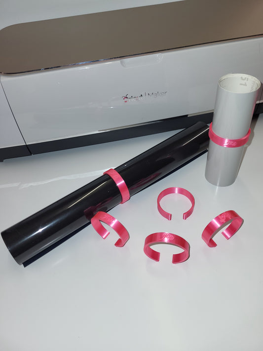 Pink Vinyl Clip Holders image 0