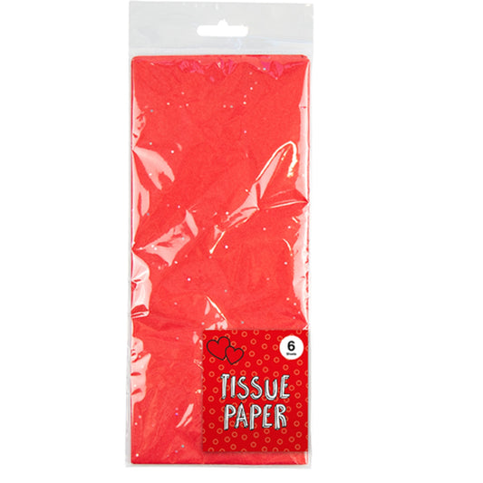 Red Shredded tissue paper image 0