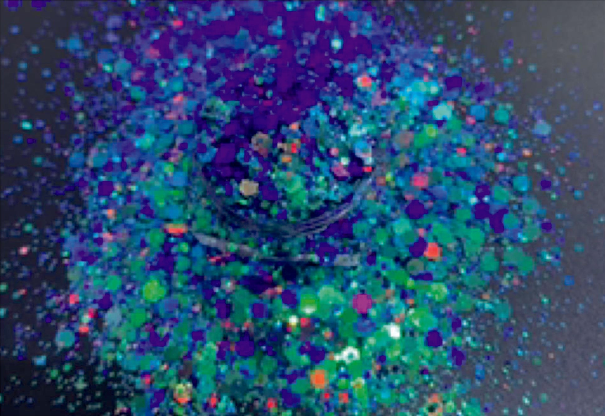 Black Opal - Colour Shift Chunky Glitter Mix image 0