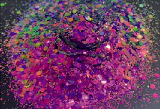 Vintage Peacock - Colour Shift Chunky Glitter Mix image 0