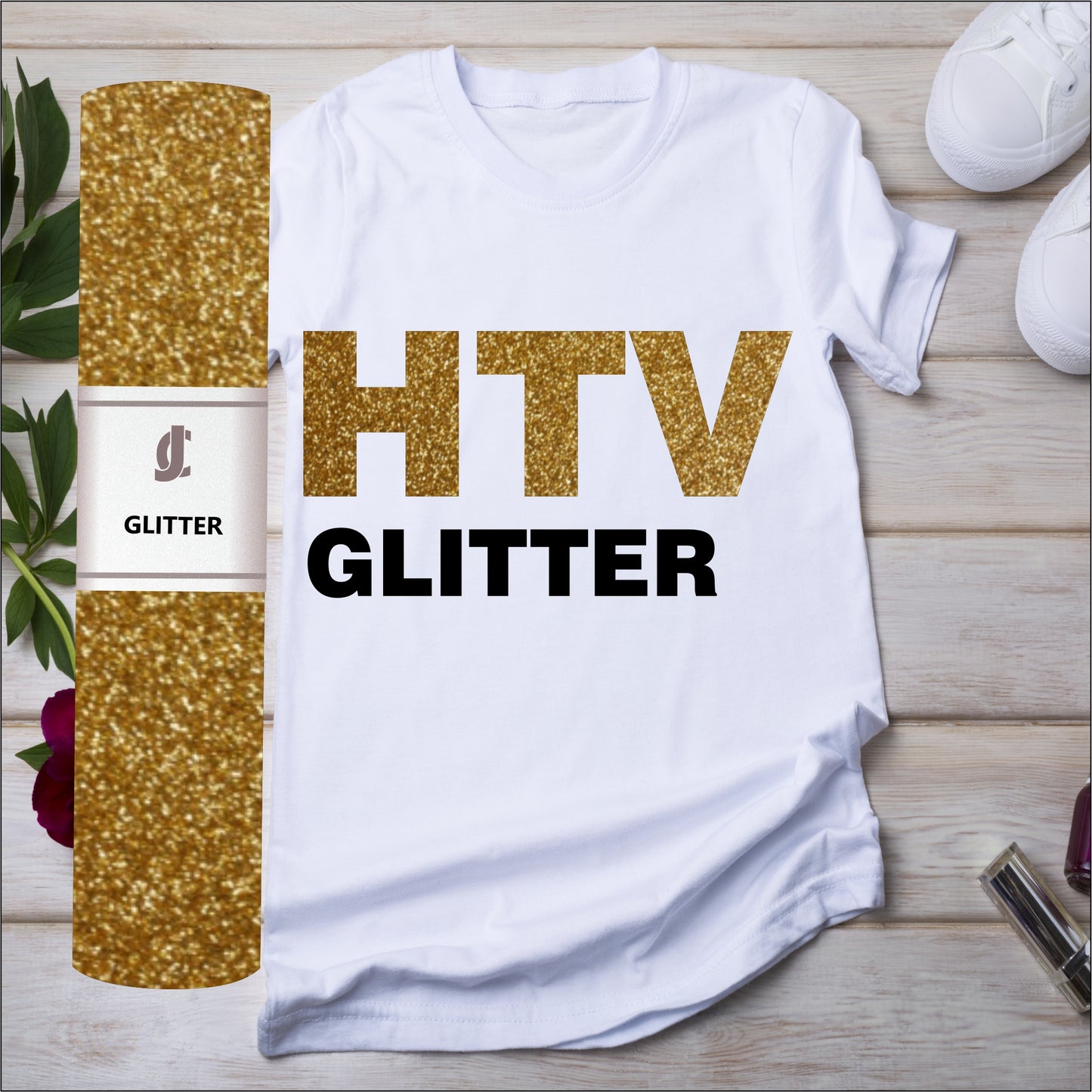 Glitter HTV Gold