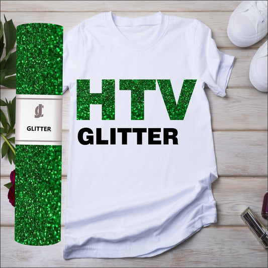 Glitter HTV Green