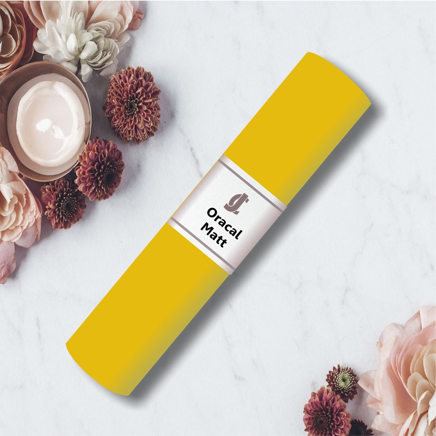 Oracal 651 Matt Signal Yellow