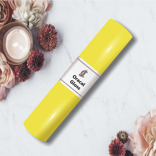 Oracal 651 Gloss Brimstone Yellow
