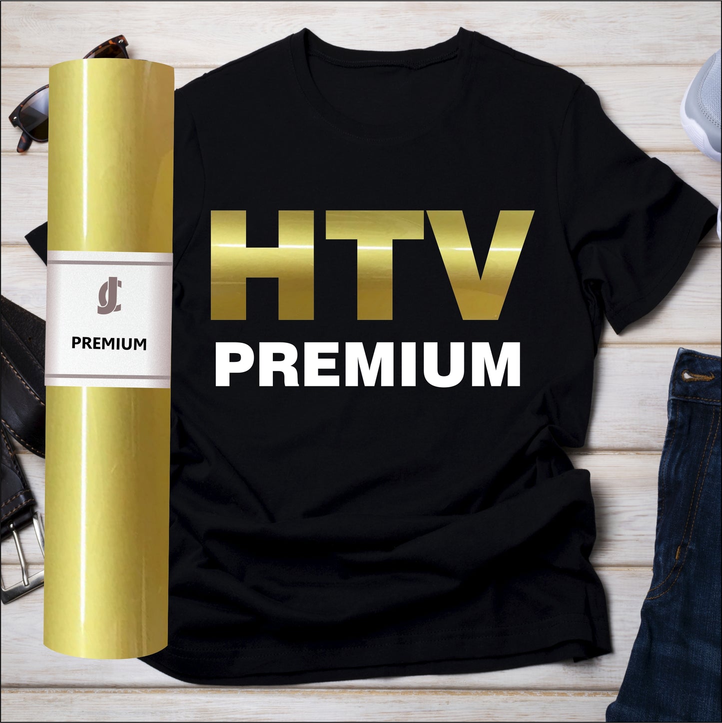 Premium HTV Gold Metallic