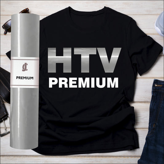 Premium HTV Silver Metallic