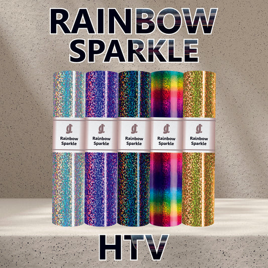 Rainbow Sparkle - Holographic HTV