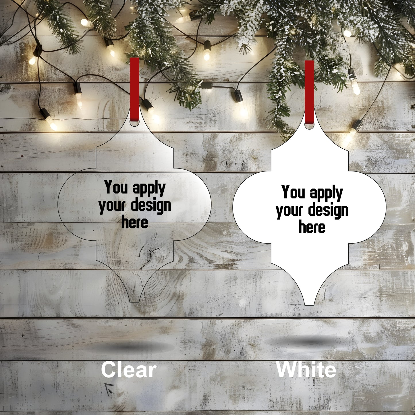 Acrylic Arabesque shape